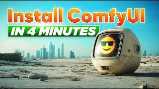 How to Install ComfyUI in 4 Minutes For FREE | Stable Diffusion Tutorial