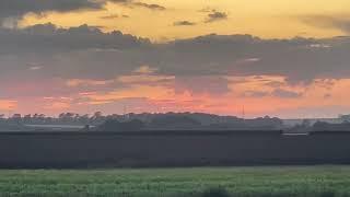 Sunsetting in the Lincolnshire countryside