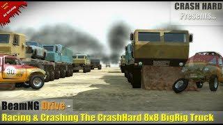 BeamNG Drive - Racing & Crashing The CrashHard 8x8 BigRig Truck