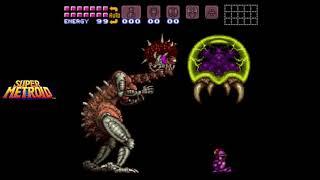 Super Metroid [SNES] Playthrough #08, Tourian: Mother Brain