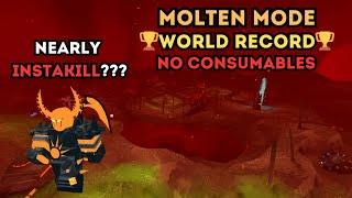 Molten Mode WORLD RECORD! (10:00) | Tower Defense Simulator Roblox