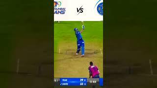 mi vs rr match highlight 18 ball  43 run Tim david  #cricket #viralshorts #mumbaiindians #trending