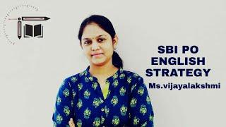 SBI PO 2020 strategy for English | How to approach | Ms vijayalakshmi