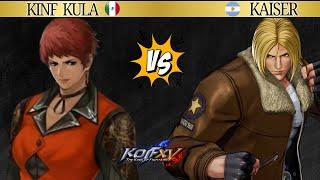 KOF XV - KINF KULA Vs KAISER - International Match FT5 #kofxv