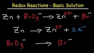 How To Balance Redox Equations In Basic Solution