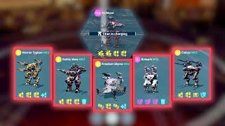 War Robots: Best Aegis Robots | Bulwark,Typhon, Mars, Erebus, Skyrus | WR Gameplay