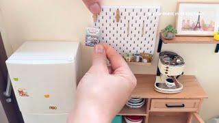 Miniature kitchen set installation ASMR Re-ment collection