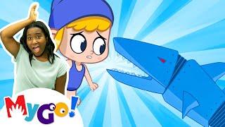 The Robot Sharks | MyGo! Sign Language For Kids | Morphle TV | ASL