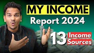 How Much I Made in 2024 & My 13 Income Sources  | Satish K Videos