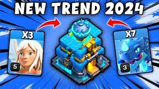 TH12 Queen Charge Electro Dragon War Attack Strategy | Th12 New Attack Strategy 2024 - COC