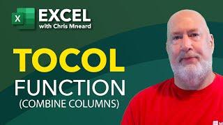 Master the TOCOL Function in Excel to Combine Columns