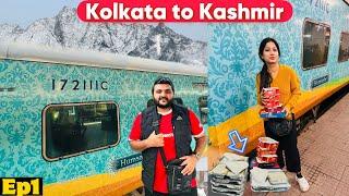 Train Journey to Kashmir || Kolkata to Kashmir Humsafar Express Journey || IRCTC Pantry food Review