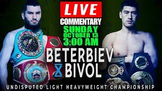 LIVE ARTUR BETERBIEV VS DMITRY BIVOL BOXING CCOMMENTARY! Undisputed Light heavyweight Championship