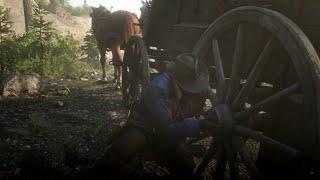 red dead online fixing the wheel moment | Red dead redemption 2 no commentory