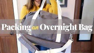 PACK WITH ME | Packing an Overnight Bag | Kathryn Mary