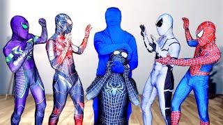 SUPERHERO's Story || ALL SPIDER-MAN vs Mystery BLUE-MAN ( Dark Movie 16+ ) By FLife TV