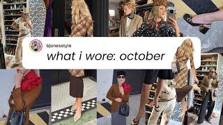 WHAT I WORE/ 5 DAYS 5 OUTFITS OCTOBER