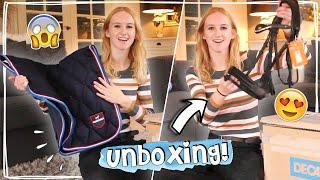 UNBOXING VOOR MIJN EERSTE EIGEN PAARD MET PAARDENSPULLEN!  | Daphne draaft door