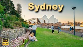 Sydney Australia Walking Tour - Royal Botanic Garden to Opera House | 4K HDR