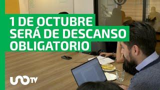 Oficial: 1 de octubre será de descanso obligatorio, ¿cómo aplica?