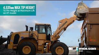 NEW Hyundai heavy duty, extended reach loading shovel. HL960 HD XT