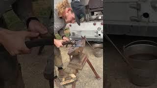 Horse gets a Suspensory Horseshoe Built just for Him- Therapeutic Horseshoeing