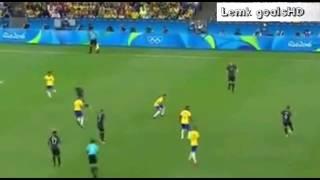 Goal Max Meyer GERMANY 1-1 BRAZIL | Rio final 2016