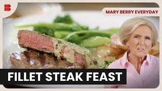 Perfect Steak & Peppercorn Sauce - Mary Berry Everyday - S01 EP04 - Cooking Show