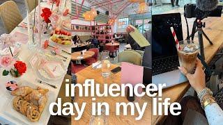 influencer day in my life | event, work, time management & work life balance