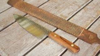 Making a Knife out of an old Farriers Rasp