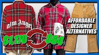 AFFORDABLE DESIGNER ALTERNATIVES Men's Clothing Haul 2021 | Gallery Dept, Fear of God, Palm Angels