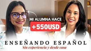 ⭐Laura es una mamá que aprendió a monetizar su español