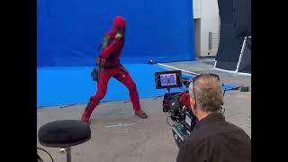 Behind the scenes of the opening dance scene for #DEADPOOL & #WOLVERINE