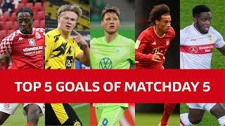 Top 5 Goals | Bundesliga Matchday 5