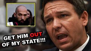 DeSantis BLINDSIDED as Tate Brothers Arrive in Florida… LOSES IT on Trump!