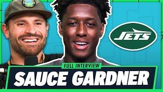 Sauce Gardner Talks Jets Defense & Aaron Rodgers' Return