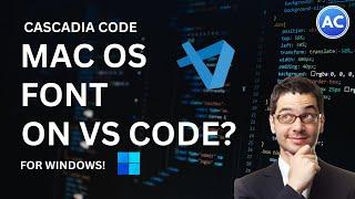 How to setup Cascadia Code on Visual Studio Code | Mac OS font on VS Code? | Very easy | Abhicoder