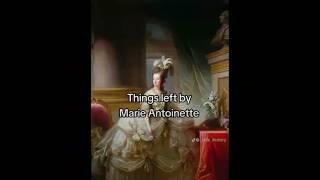 NOT MINE. Things left by Marie Antoinette #history #royal #edit #shorts @CODE-AYRA