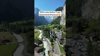 The ULTIMATE 7 Day Switzerland Itinerary #switzerland #travelguide #foryoupage