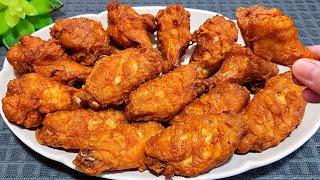 The Best Fried Chicken Wings You'll Ever Make! You will cook it again& again!!!| 2 RECIPES