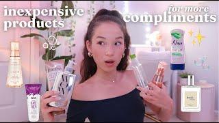 INEXPENSIVE products that get me the MOST COMPLIMENTS *affordable beauty/hygiene products!*