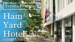 Ham Yard Hotel | Croc Bowling Lane | Events by Knight