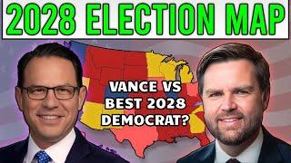 EARLY 2028 Election Prediction | Josh Shapiro vs JD Vance!