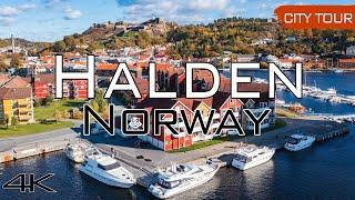 Halden, Norway - City Tour & Drone, 4k