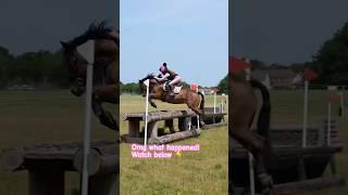 Ivy’s FIRST EVER X COUNTRY! #horse #equestrian #pony #horsegirl #horseriding #showjumping #eventing