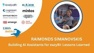 Building AI Assistants for eazyBI: Lessons Learned by Raimonds Simanovskis at AI Agents DevClub.lv