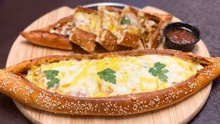 Turkish Pide Easy  آموزش پیده ترکی ، غذای معروف و خوشمزه ترکیه