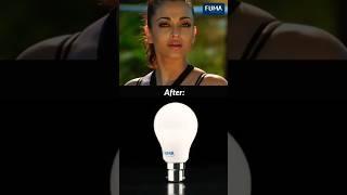 Before: Dim & Dull  | After FUMA LED: Bright & Smart!  #shorts #ytshorts