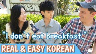 Easy Korean Speaking #3: “What Did You Eat Today?”