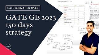 How to prepare for GATE Geomatics in 150 days | GATE 2023 Preparation Strategy - APSEd